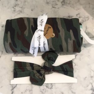 Gigi and max swaddle and headband